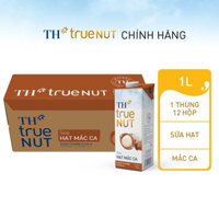 Thùng 12 hộp Sữa Hạt Macca TH true NUT 1 L