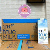 Thùng 12 hộp Sữa tươi Th true milk Ít Đường / Có Đường 1 Lít
