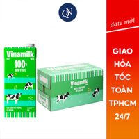 Thùng 12 hộp Sữa tươi tiệt trùng Vinamilk 100% có đường Hộp giấy 1L