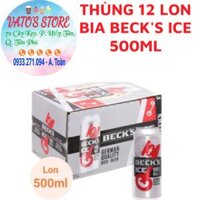 Thùng 12 Lon Bia Beck's Ice (500ml/lon) / Lốc 6 lon Bia Beck's Ice 500ml