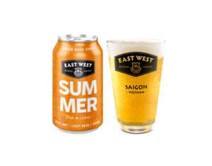 Thùng 12 lon bia East West Summer Hefeweizen 330ml