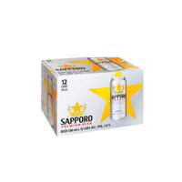 Thùng 12 Lon Bia Sapporo Premium 500ML MOONSHINE-FOODS