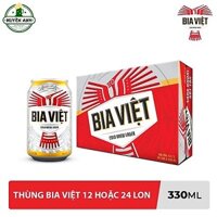 Thùng 12 lon Bia Việt 330ml_ Heineken Việt Nam