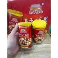 Thùng 12 lon cháo sen bát bảo lon đỏ Ba Zhou Dao 360g thơm ngon, bổ dưỡng
