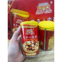 Thùng 12 lon cháo sen bát bảo lon đỏ Ba Zhou Dao 360g