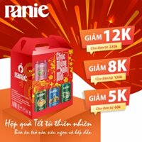 [THÙNG 12 LON] Nước Ép Trái Cây Panie Quà Tết Cao Cấp Ý Nghĩa 2024 330ml - Phiên Bản Tết Đặc Biệt 2024