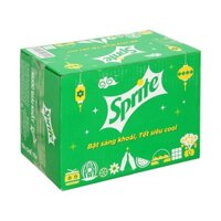 Thùng 12 lon nước ngọt Sprite hương chanh 320ml