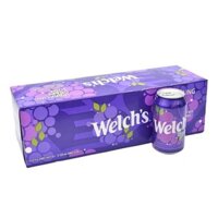 Thùng 12 lon Nước Ngọt Welch’s Soda Nho USA ( lon / 355 ml )