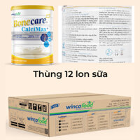 (THÙNG 12 LON) Sữa bột Wincofood Bonecare CalciMax+ hương vani (850g/lon)