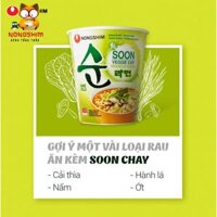 (Thùng 12 Ly) Mì Chay SOON VEGGIE RAMYUN NONGSHIM, Mì Chay Ly Nongshim, Mì Chay Hàn Quốc [농심-수출]순라면 (멀티) - Date 12 Tháng