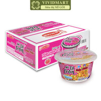 [THÙNG 12 TÔ] - ACECOOK - Mì tô trộn Handy Hảo Hảo hương vị Tôm chua cay - 93g/tô