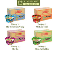 [THÙNG 12 TÔ] - ACECOOK - Tô Nhớ Mãi Mãi 4 vị: miến sườn heo, mì lẩu thái tôm, hủ tiếu nam vang, phở bò -   (64g - 84g/t