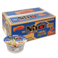Thùng 12 tô mì nhớ vị hải sản rong biển/lẩu thái 1,008g(12 tô×84g)