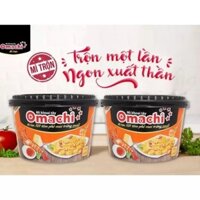 THÙNG 12 TÔ MÌ Omachi Trộn Xốt Tôm Phô Mai Trứng Muối Tô, Sốt Spaghetti tô 105g