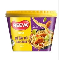 Thùng 12 tô Mì Reeva bắp bò cải chua tô 90g
