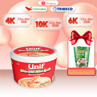 Thùng 12 tô mì thố Unif vị Kim Chi Hàn Quốc hương vị chua cay thơm ngon, đậm đà (85g/tô)