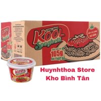 Thùng 12 tô mì trộn Cung Đình Kool Spaghetti 105g (có gói xốt bò bằm