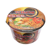 Thùng 12 tô Mì Vị Hương cua tiêu đen tô 80g