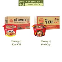 [THÙNG 12 TÔ] - OTTOGI - Mì tô Ottogi 2 vị: Kim chi, Yeul cay, Ottogi mì tô ăn liền Ottogi, Mì Ottogi Hàn Quốc (105g/tô)