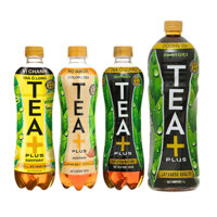 Thùng 12/24 chai trà Ô long Tea+ có đường/vị chanh/không đường chai 320ml/450ml/1L
