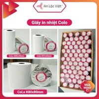 [THÙNG 140 CUỘN] Giấy in bill, Giấy in nhiệt K57x45mm - K80x45mm- K80x45mm, giấy in máy Pos, in hóa đơn