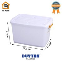 Thùng 140L Nhựa PP Chính Phẩm - Có Bánh Xe 140 Lít (78.5 x 56 x 47 cm) No.214