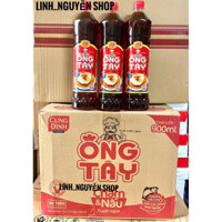 Thùng 15 chai nước mắm Ông Tây 900ml