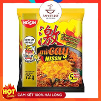 thùng 15 gói mì TRỘN NISSIN CAY HQ, siêu  thơm ,siêu ngon - Món ăn vặt hấp dẫn, xu hướng mới của giới trẻ