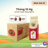 Thùng 15 KG Cà phê bột Truyền thống Highlands Coffee 1kg