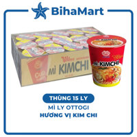 [THÙNG 15 LY]- OTTOGI - Mì ly Ottogi hương vị Kim chi, Ottogi mì ly, Mì ly Hàn Quốc Otogi ly, Ottogi ly kim chi (62g/ly)