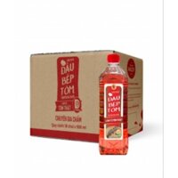 thùng 15chai nước măm đầu bêp tôm chai  900ml đậm đặc  thơm ngon đúng vi được làm từ tôm thật nguyên chât 100% .