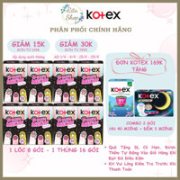 [Thùng 16 gói] Băng Vệ Sinh Kotex MiniMeow - Siêu Mỏng cánh 24cm 8 miếng
