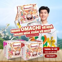 Thùng 16 gói mì omachi Phiên bản giới hạn (bản TẾT)  vị sườn/ bò 80g 9COS QUAI XÁCH)