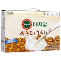 Thùng 16 Hộp Sữa Hạnh Nhân Óc Chó Vegemilk Jung Food Hàn Quốc 190ml / 정식품) 베지밀 아몬드와 호두 190ml