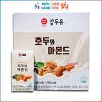 Thùng 16 Hộp Sữa Hạt Óc Chó, Hạnh Nhân Kang Food - Nhập Hàn Quốc