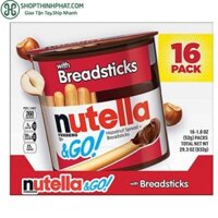 Thùng 16 Hủ BÁNH QUE CHẤM SOCOLA NUTELLA