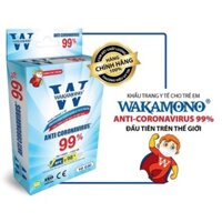 [THÙNG 170 HỘP] KHẨU TRANG WAKAMONO DIỆT 99% VIRUS NCOV (4 LỚP, HỘP 10 CÁI) - 170 HỘP/THÙNG
