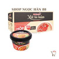 Thùng 18 Bát Mì Omachi Xốt Bò Hầm/Sườn hầm 92g