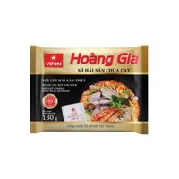 Thùng 18 gói mì Hoàng Gia vị hải sản chua cay 130g (Có gói hải sản thật)