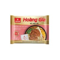Thùng 18 gói mì Hoàng Gia vị thịt bò 130g (Có gói thịt bò thật)