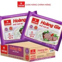 Thùng 18 Gói Phở Bò Hoàng Gia VIFON 120G Có Gói Thịt THẬT Kèm Theo/ PHỞ GÀ HOÀNG GIA VIFON 120G