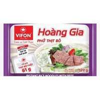 Thùng 18 gói PHỞ THỊT BÒ Hoàng Gia 120GR