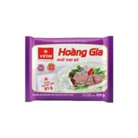 Thùng 18 gói phở thịt bò Hoàng Gia 120g (có gói thịt bò thật)