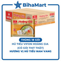[THÙNG 18 GÓI] - VIFON - Hủ tiếu Hoàng Gia hương vị Hủ Tiếu Nam Vang (có thịt thật) (120g/gói) - Hủ Tiếu gói Vifon