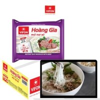 Thùng 18 Phở Thịt Bò HOÀNG GIA VIFON có Gói Thịt Thật (120g / Gói)