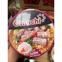 Thùng 18 Tô Mì Khoai Tây Omachi Sườn Hầm Ngũ Quả 95g