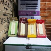 Thùng 1kg (10c) Bánh Bông Lan Tam Giác NHIÊN LỢI Vị Dâu, Trà Xanh, Socola, Phô Mai B37 - STORE GIA NGÂN