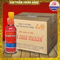Thùng 20 chai Nước mắm Cá cơm 15 độ đạm- 584 Nha Trang, Chai 500ml, Date luôn mới nhất