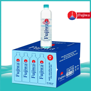 Thùng 20 chai nước uống i-on kiềm Fujiwa 680ml