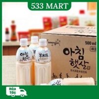 Thùng 20 chai Sữa gạo/ Nước gạo rang Hàn Quốc Woongjin 500ml